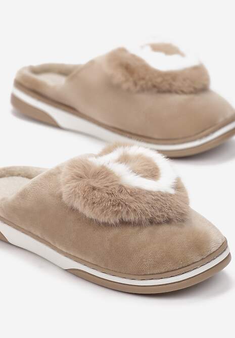 Beżowe Kapcie Pyrhede