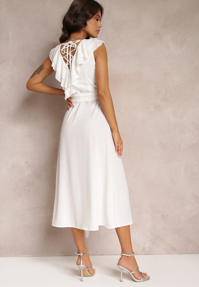 Biała Sukienka Aeritrite