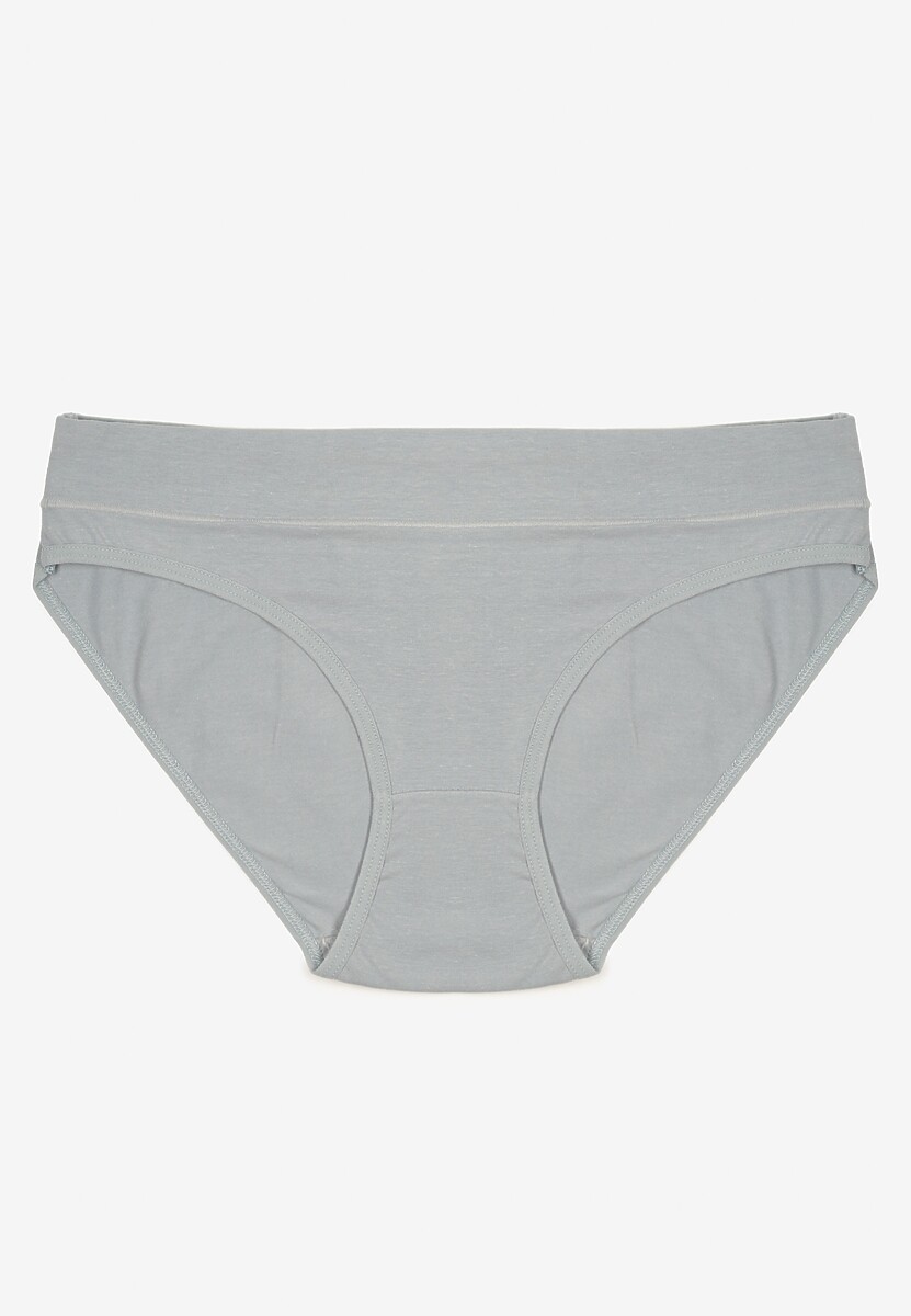 Jasnoniebieskie Bawełniane Majtki o Kroju Fig Conevia