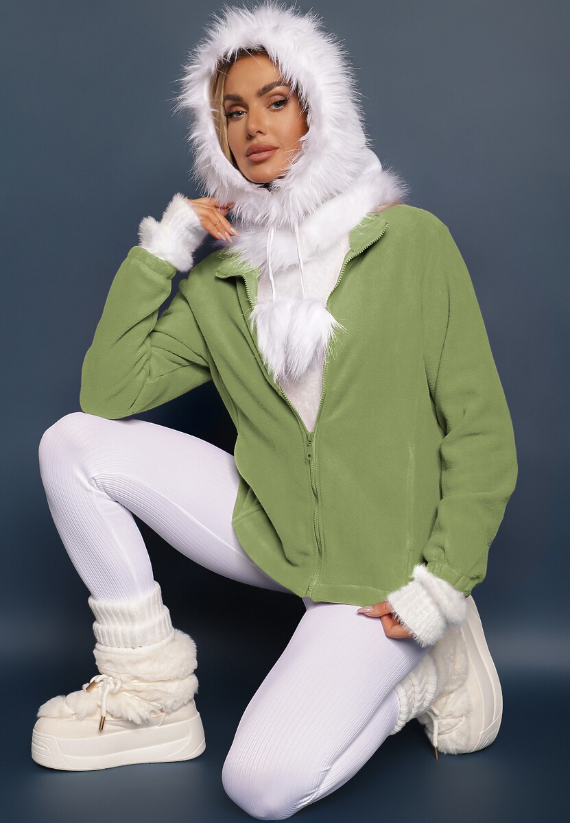 Brązowy Casualowy Polar Dannira