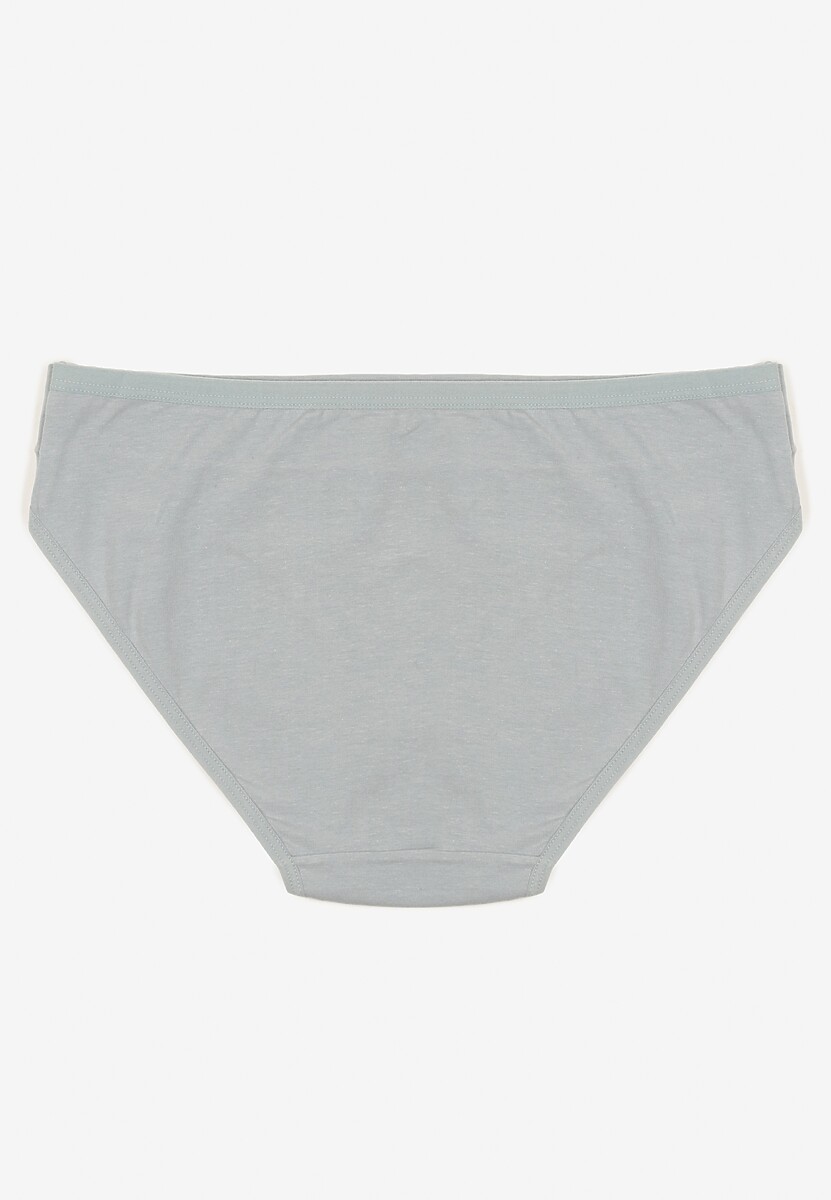 Jasnoniebieskie Bawełniane Majtki o Kroju Fig Conevia