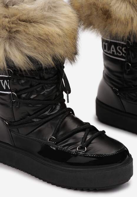 Czarne Śniegowce Volumnia