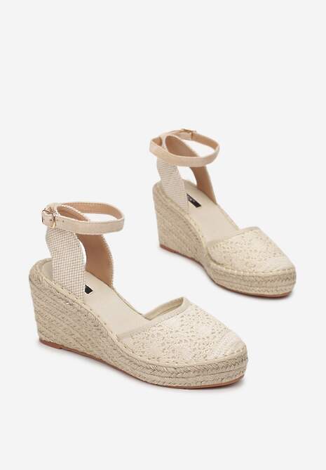 Beżowe Sandały Synatai