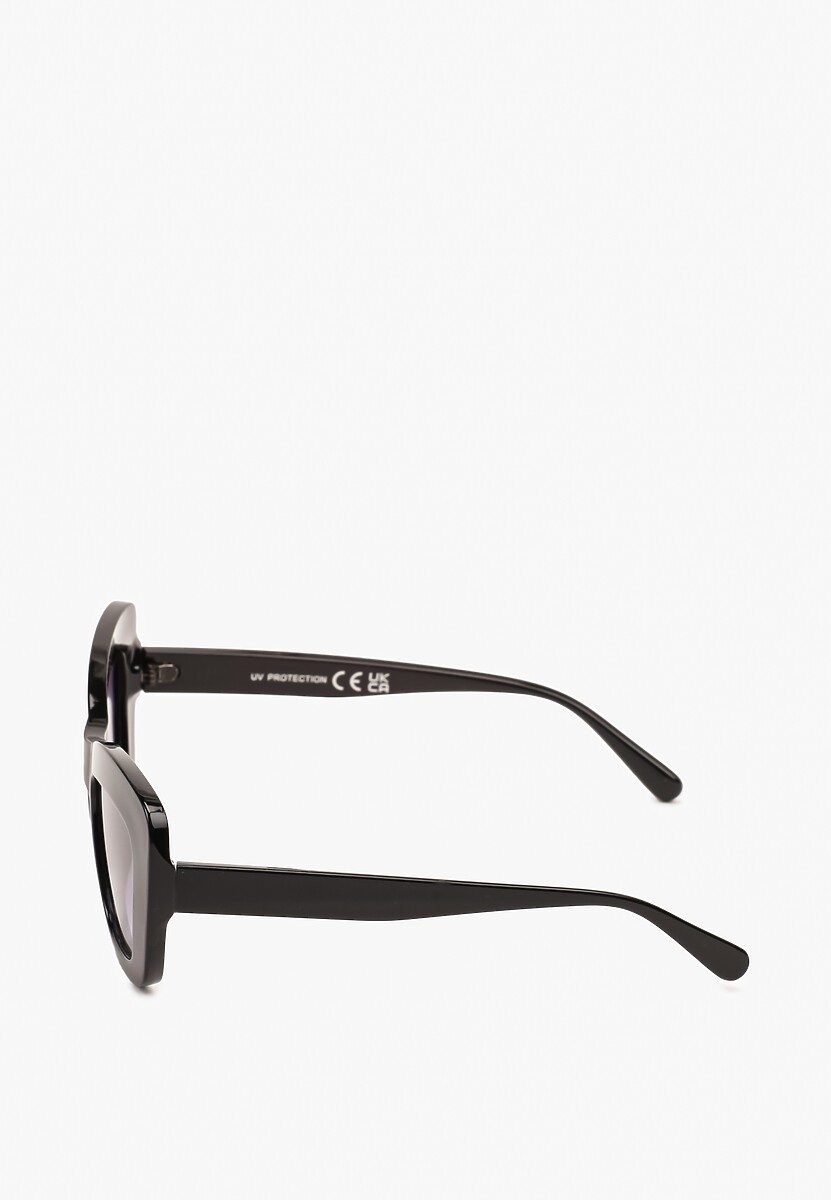 Czarne Kocie Okulary Przeciwsłoneczne z Filtrem UV Nairoriel