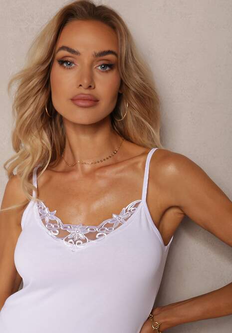 Biały Top Bawełniany Richard