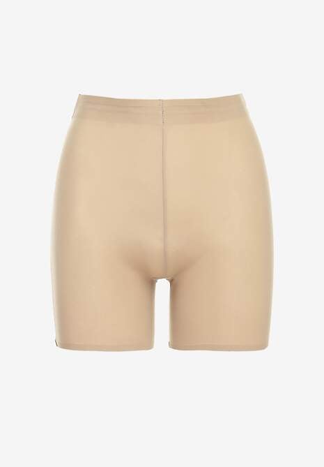 Beżowe Elastyczne Majtki Modelujące High Waist Swierisa