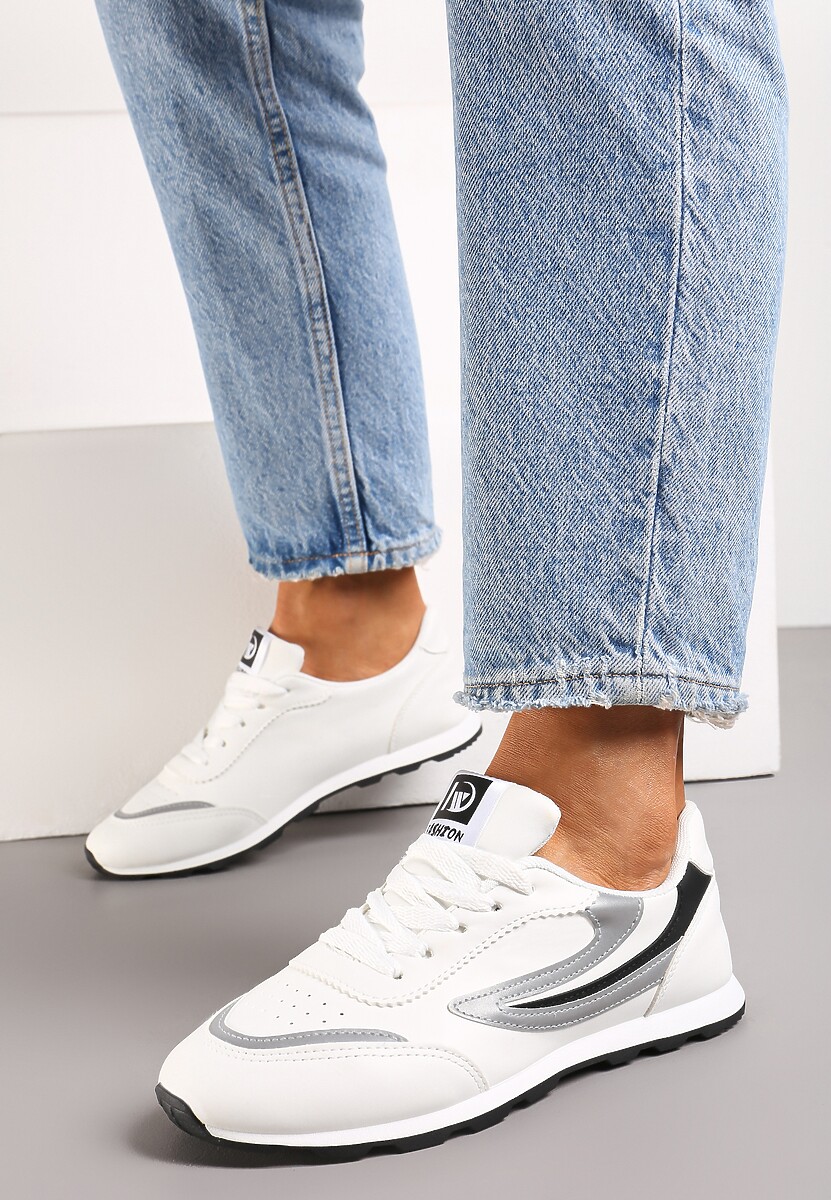 Białe Buty Sportowe Regines