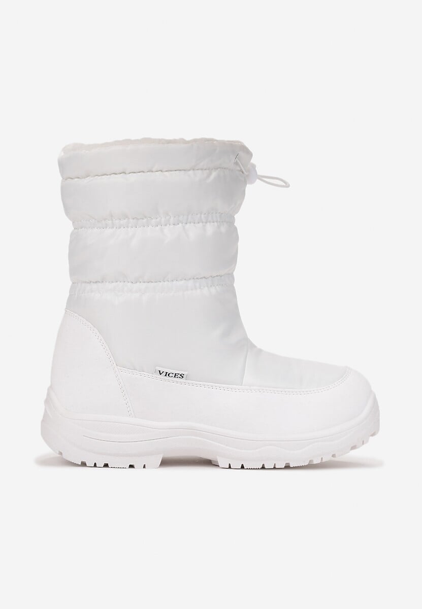 Białe Śniegowce Pikowane Krit