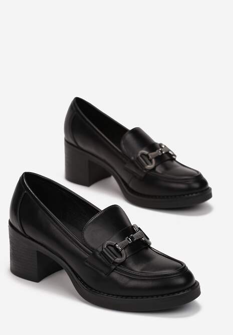 Czarne Półbuty Farnaz