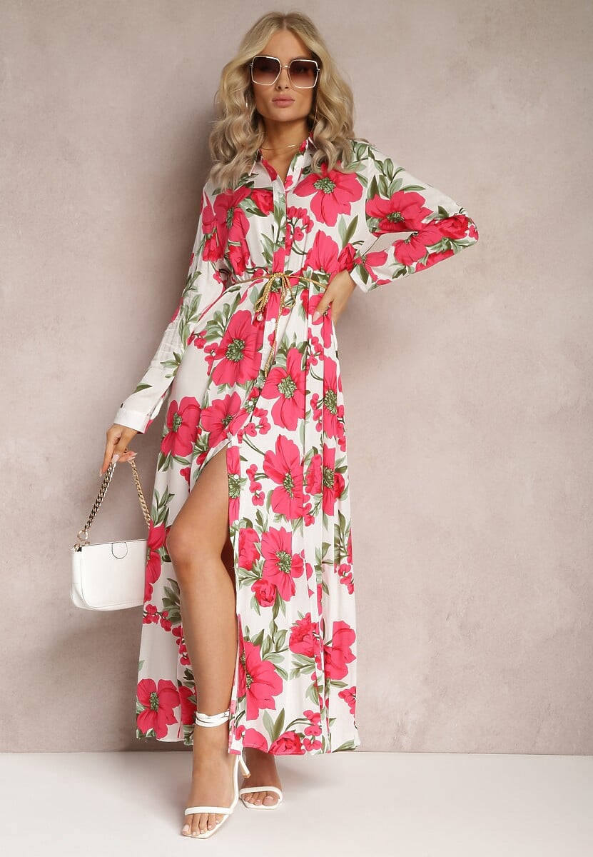 Biała Sukienka Katyne