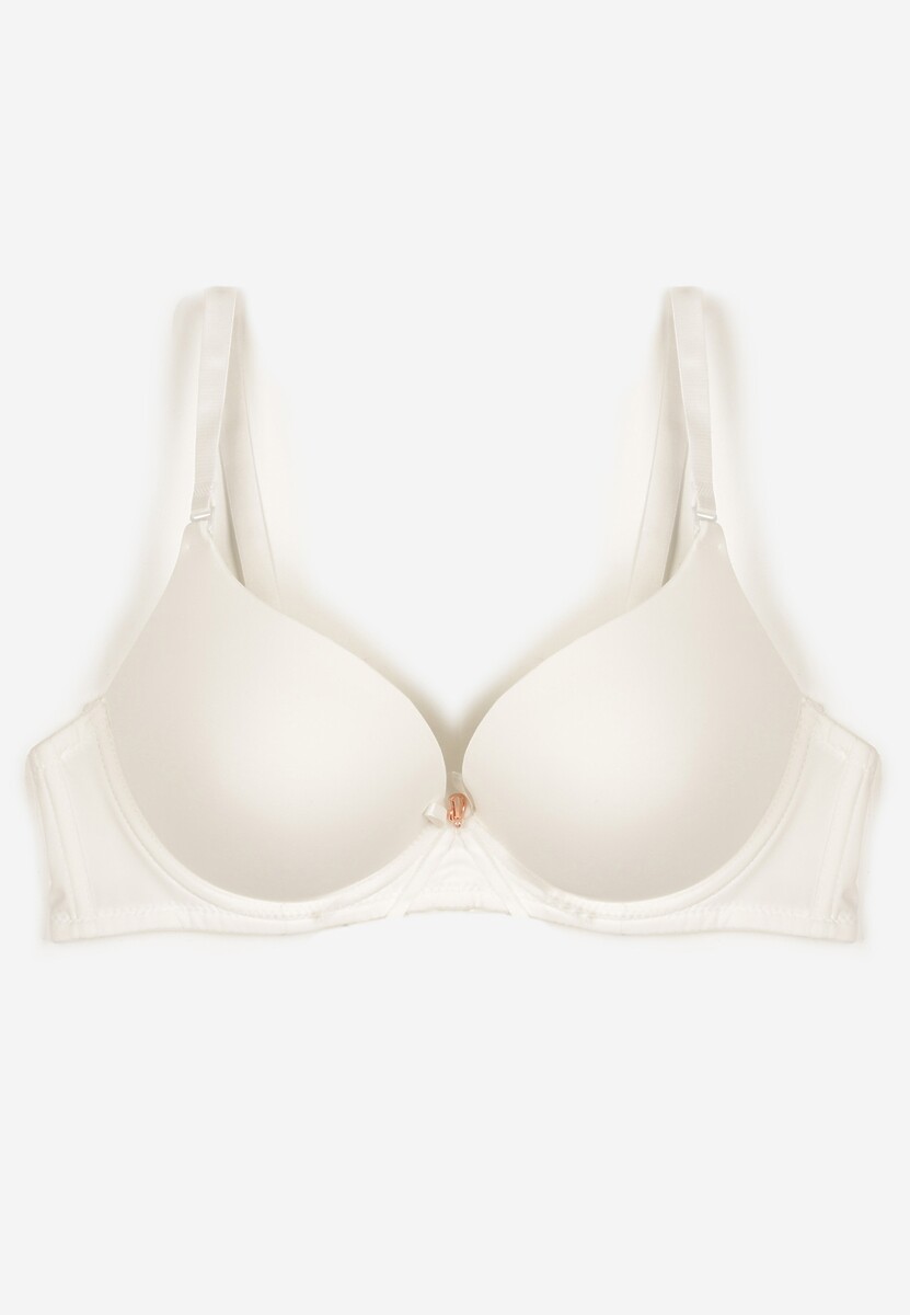 Ciemnozielony Biustonosz z Gładkim Wykończeniem i Odpinanymi Ramiączkami Salireva