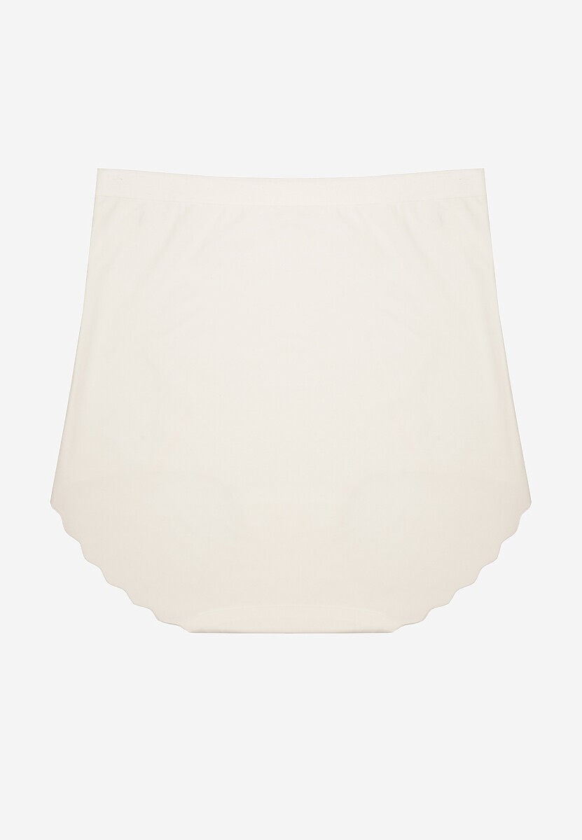 Biała Bezszwowa Bielizna modelująca Majtki High Waist Falawena