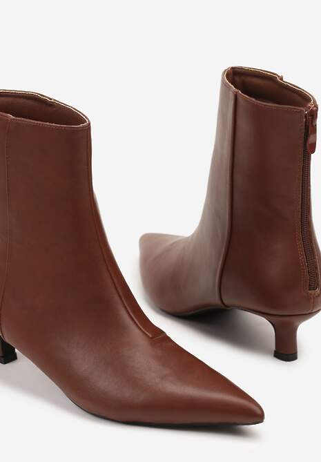 Brązowe Botki Vices  na Kaczuszce Falomara