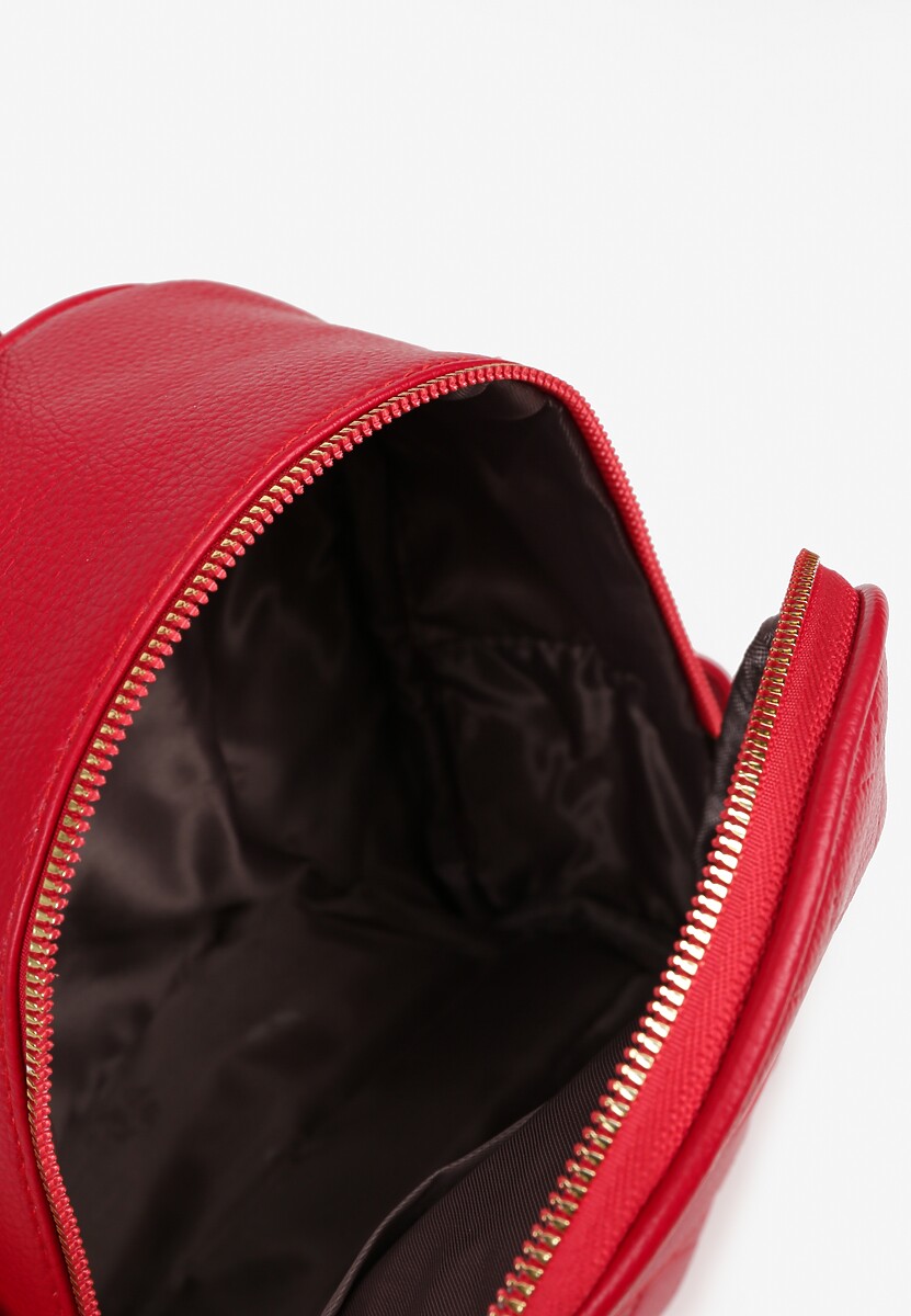 Czerwony Plecak Ozdobiony Pikowaniem Banilitia