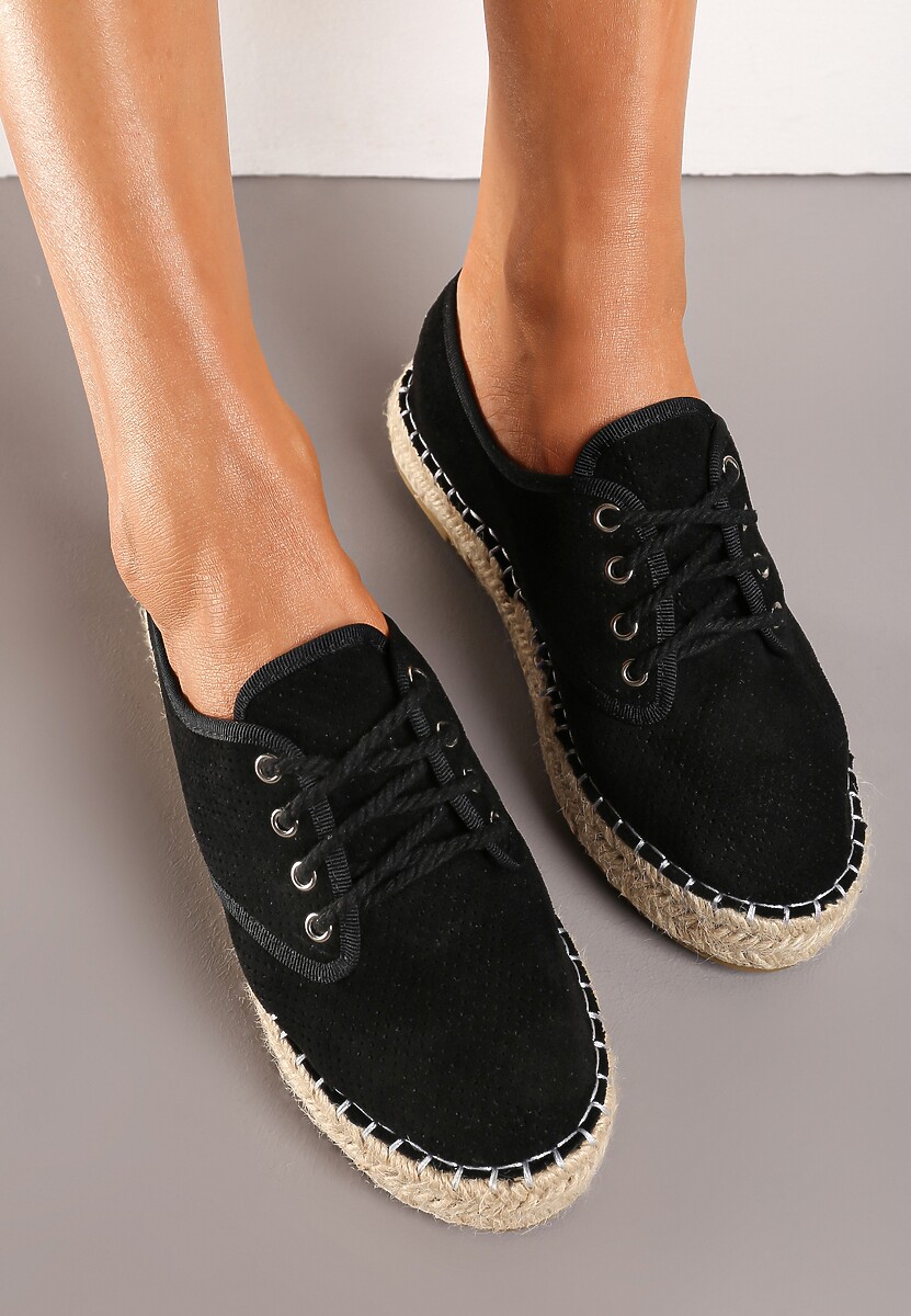 Czarne Espadryle Nememis