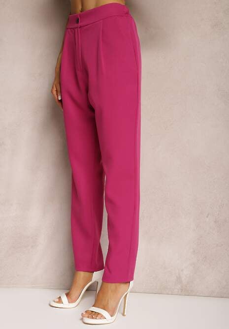 Fuksjowe Spodnie Cygaretki Zalko