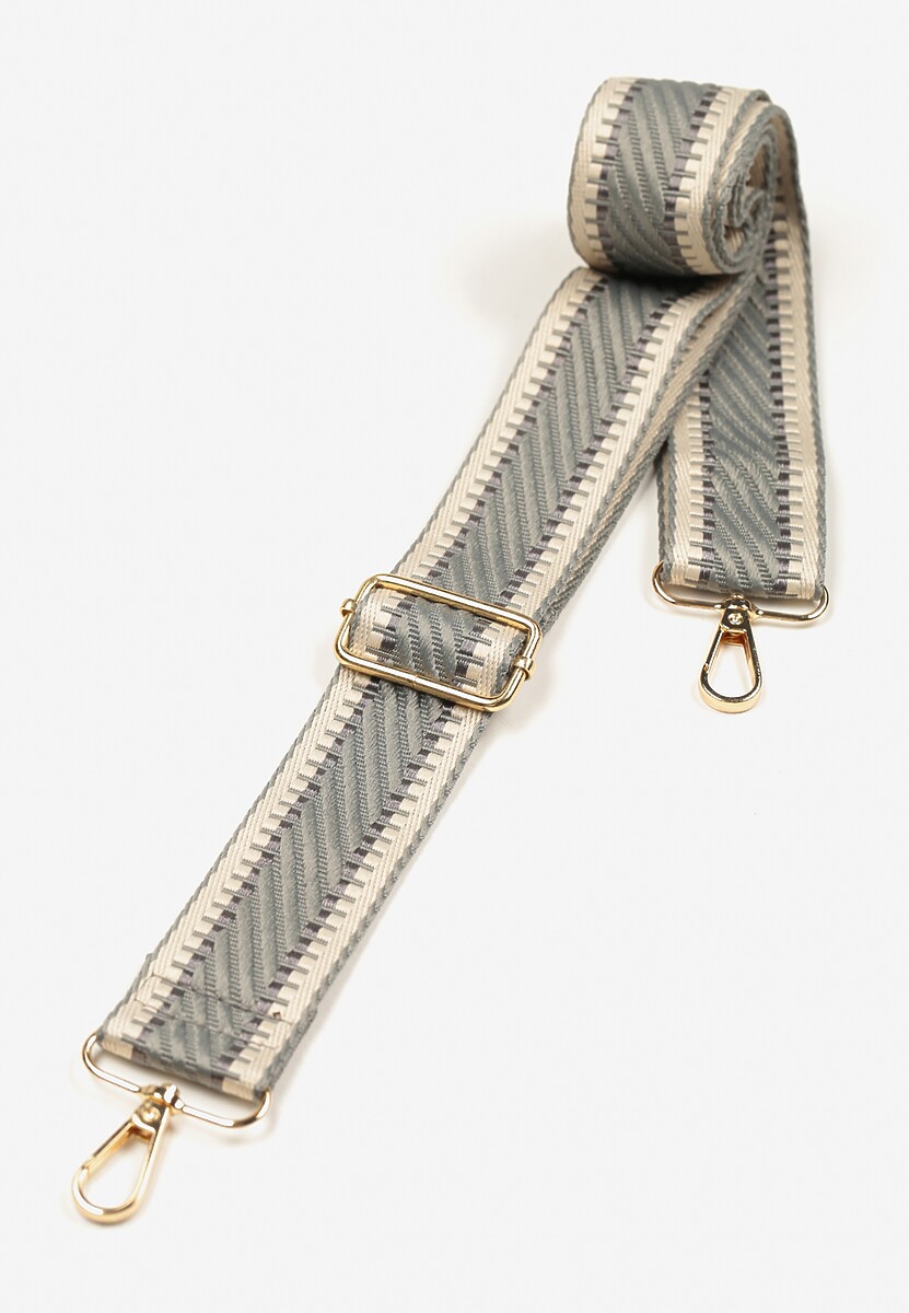 Szary Pasek do Torebki z Możliwością Regulacji Rinelle