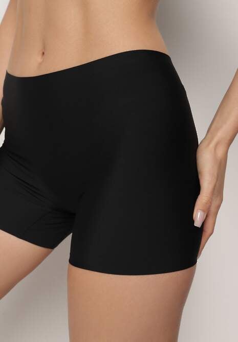 Czarne Majtki Typu Szorty Savineira