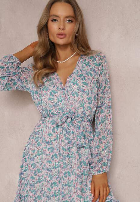 Miętowa Sukienka Nethisa