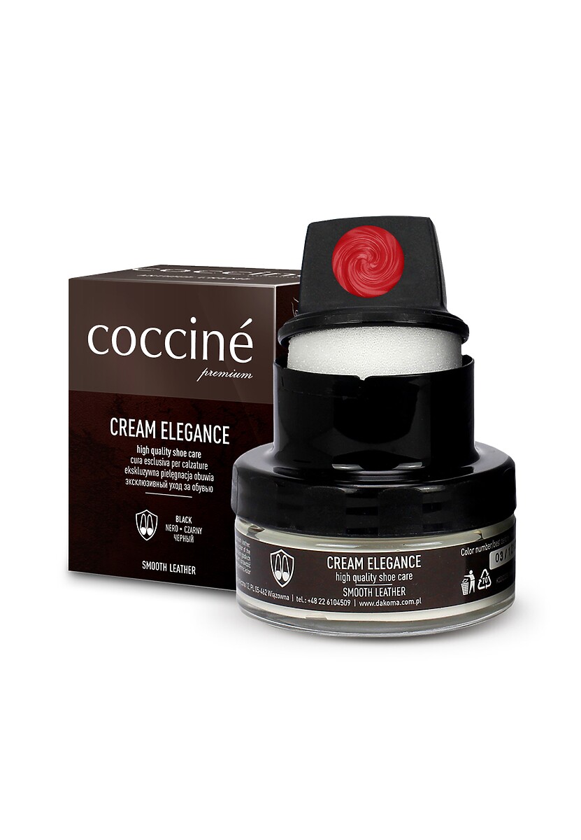 Ciemnoszary Krem do Pielęgnacji Obuwia Coccine
