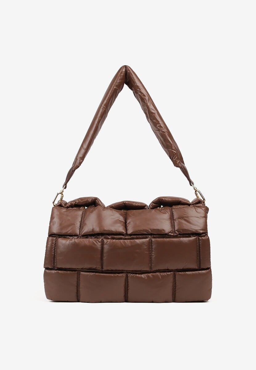 Brązowa Torebka na Ramię Typu Puffer Bag Norriva