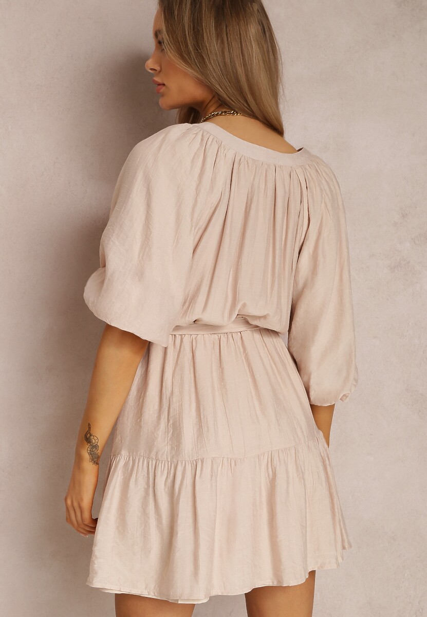 Beżowa Sukienka Kharon