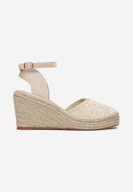 Beżowe Sandały Synatai