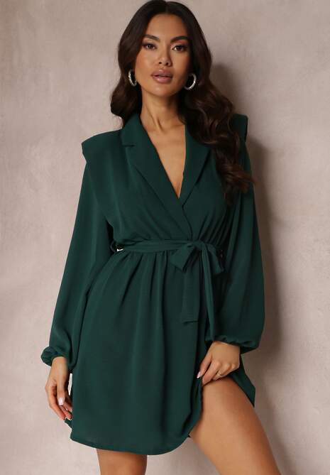 Ciemnozielona Sukienka Bwynvielle