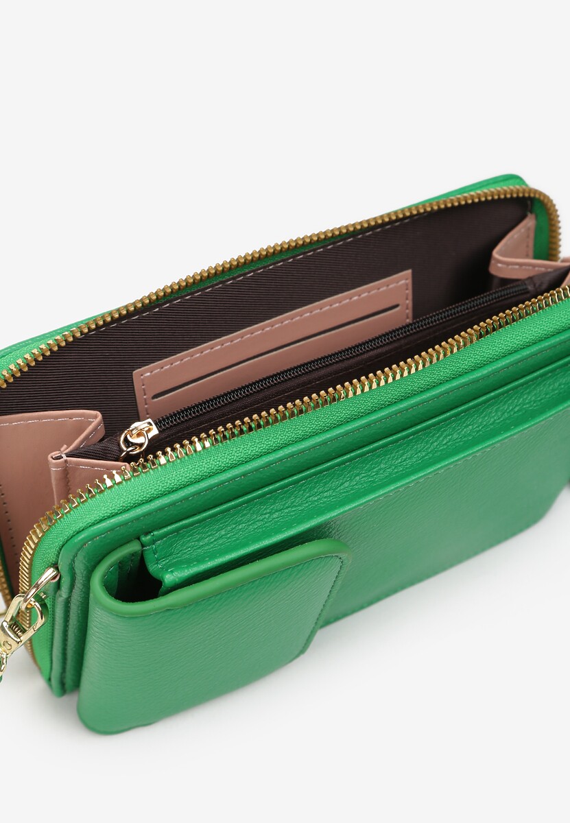 Zielony Portfel z Paskiem Kirelia