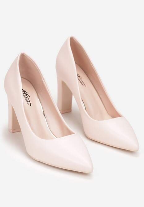 Różowe Czółenka ze Szpiczastym Noskiem Marnera