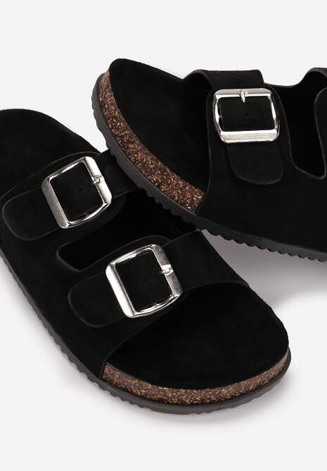 Czarne Klapki Dorinore