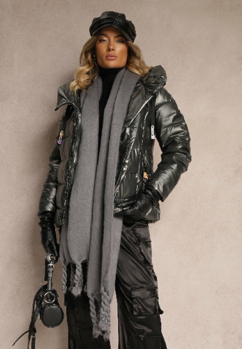 Fuksjowy Szalik z Frędzlami Nomiyana