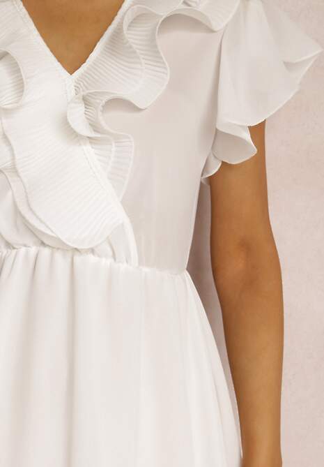 Biała Sukienka Canolea