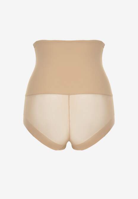 Beżowe Modelujące Majtki High Waist Liradeva
