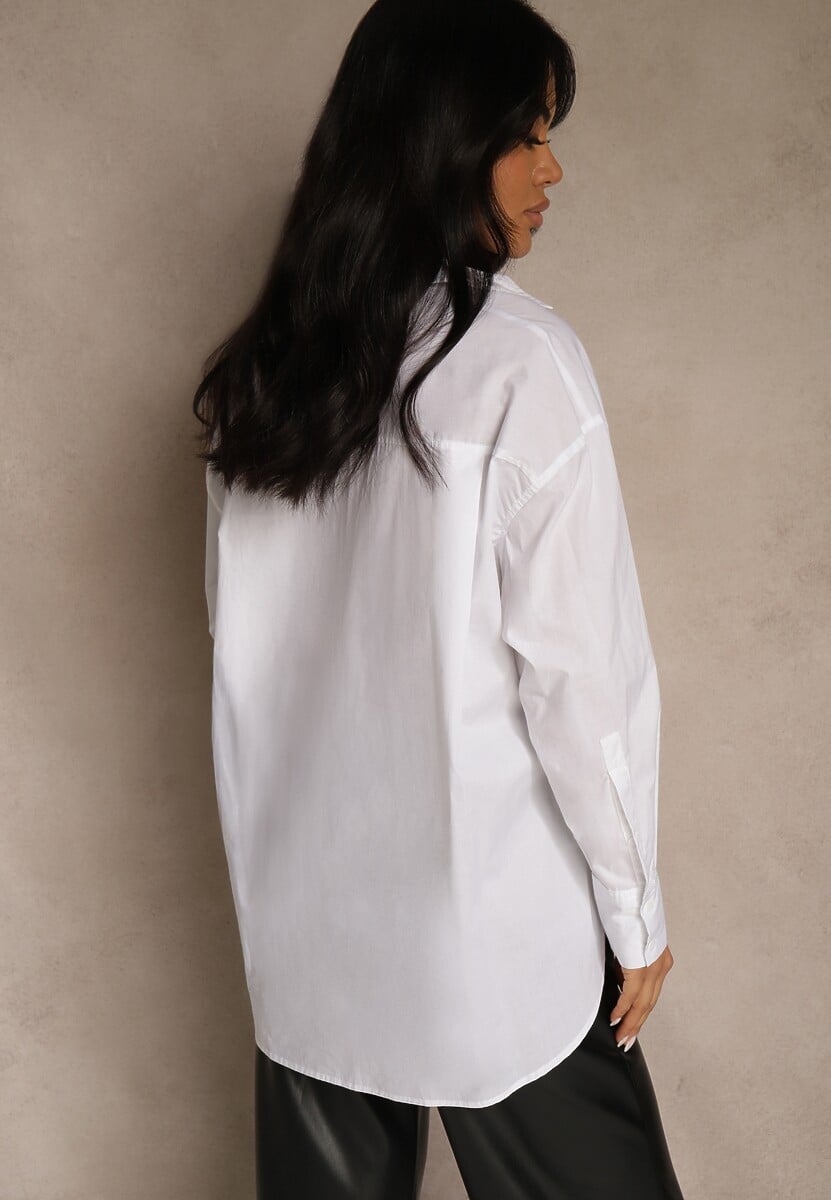 Biała Koszula Bawełniana Aquida