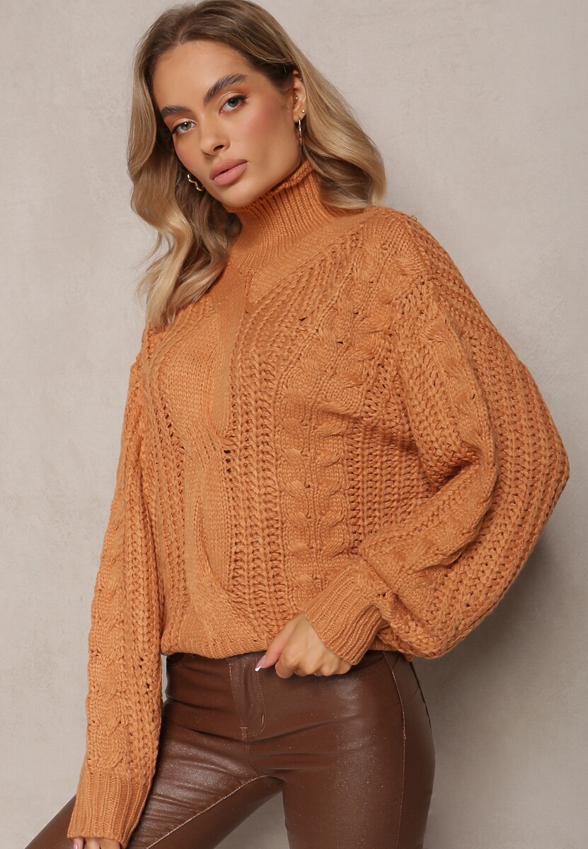 Brązowy Golf w Warkoczykowy Splot Dicuti