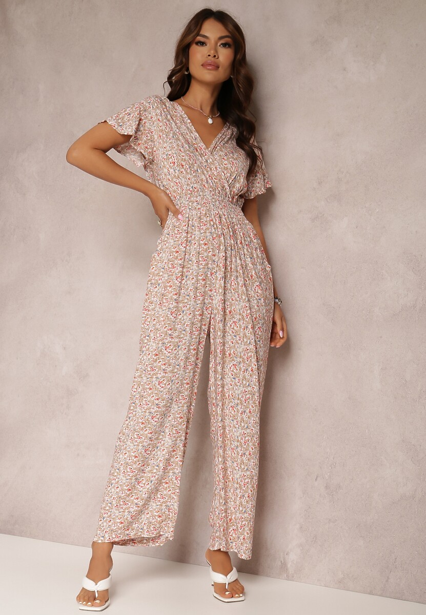 Beżowy Kombinezon Amathania