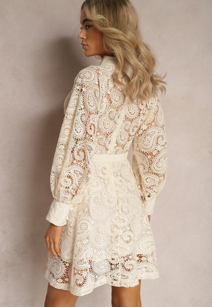 Jasnobeżowa Sukienka Melliopis