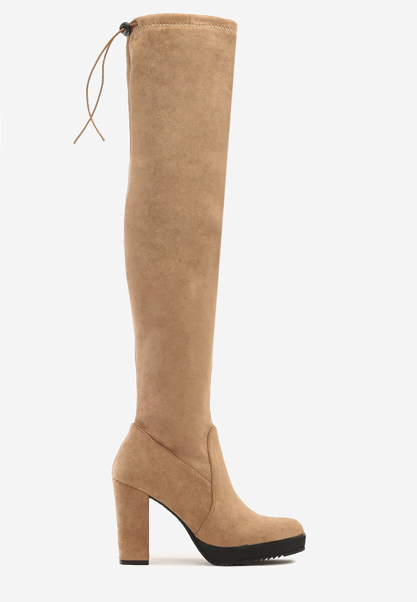 Beżowe Kozaki Hurricane