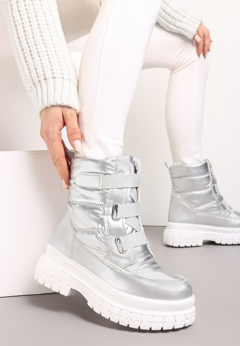 Szampańskie Śniegowce na Grubej Podeszwie Kereza