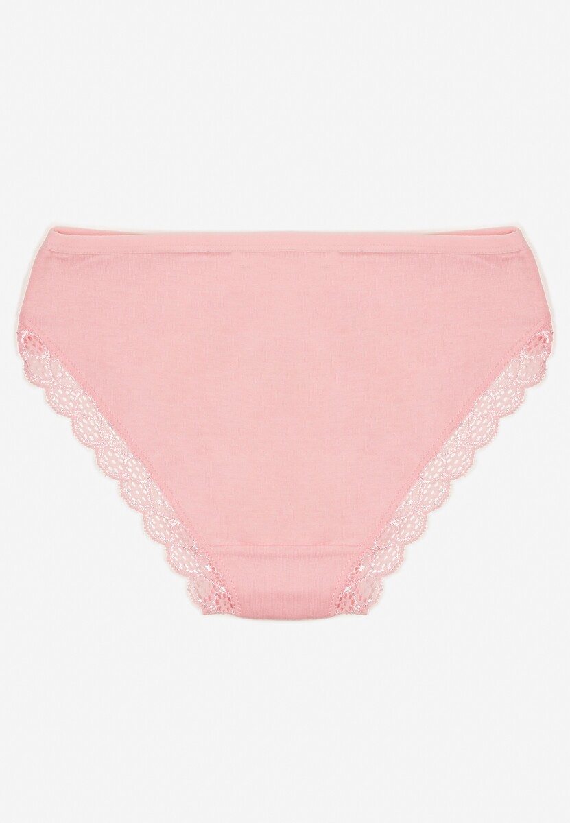 Różowe Majtki Figi z Koronką Didel