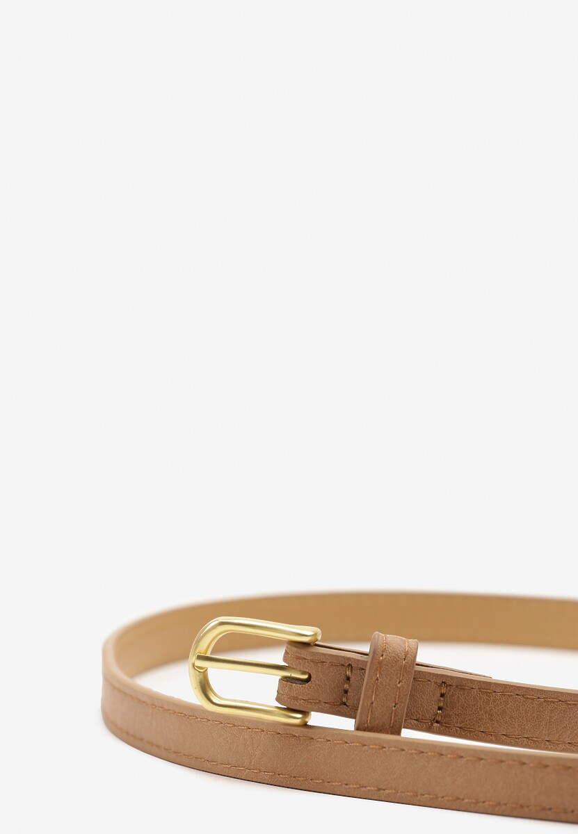 Beżowy Pasek Ozdobiony Klamrą Reveanna