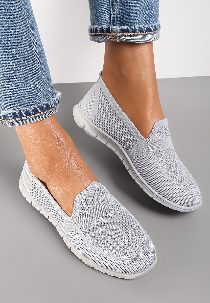 Szare Tenisówki Pasquier