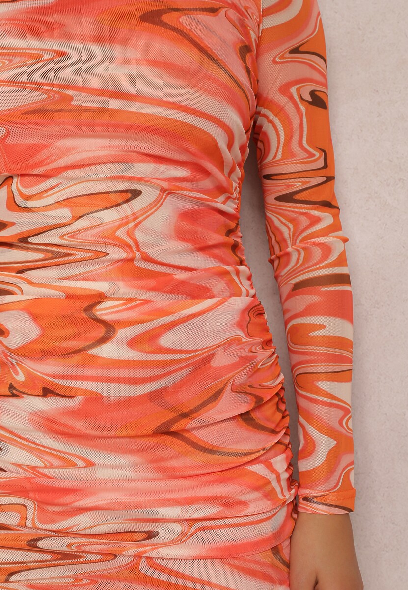 Pomarańczowa Sukienka Naesusa