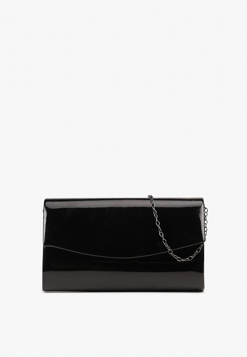 Czarna Torebka Kopertówka z Dodatkowym Łańcuszkiem Frozenna