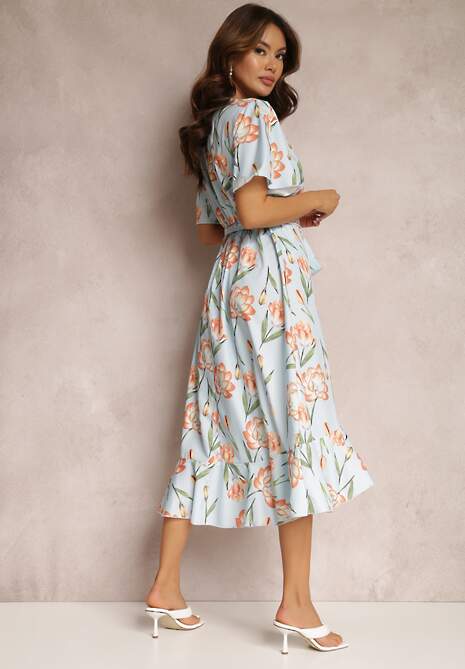 Jasnoniebieska Sukienka Zinano