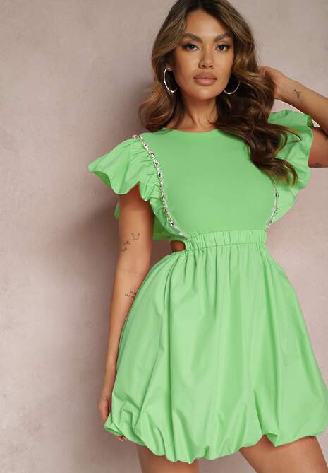 Zielona Sukienka Naeseris