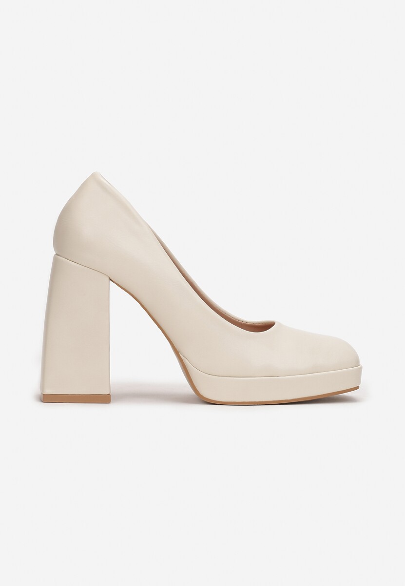 Beżowe Czółenka Caeilea