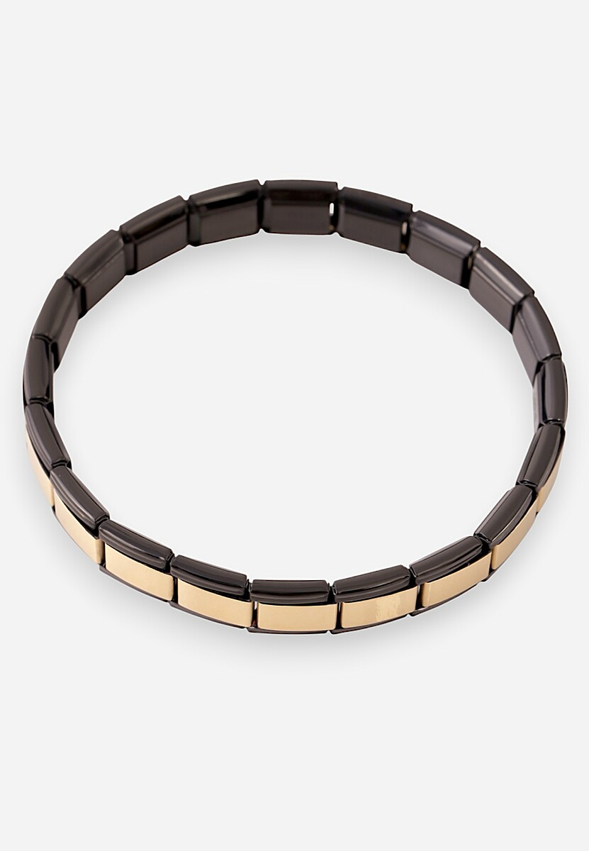 Złota Bransoletka o Geometrycznym Kształcie Irralune