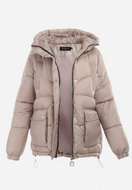 Beżowa Kurtka Pikowana Sabrino